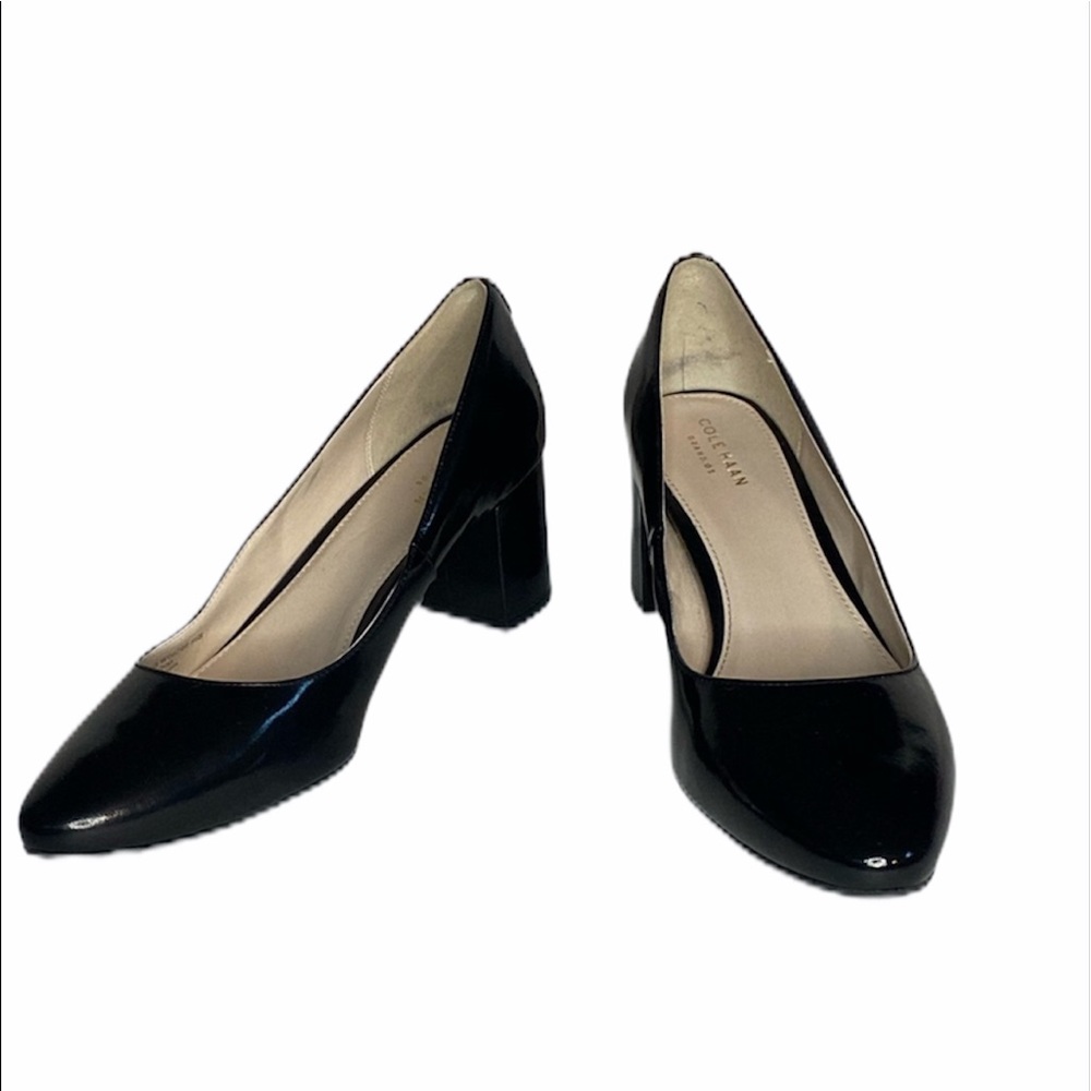 Cole Haan Heels Shoes Black Patent Leather